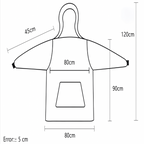 Wearable Hooded Blanket Fleece Oversized Front Pocket Unisex