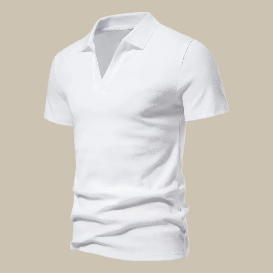 Merino Wool Polo Shirt Short Sleeve Breathable
