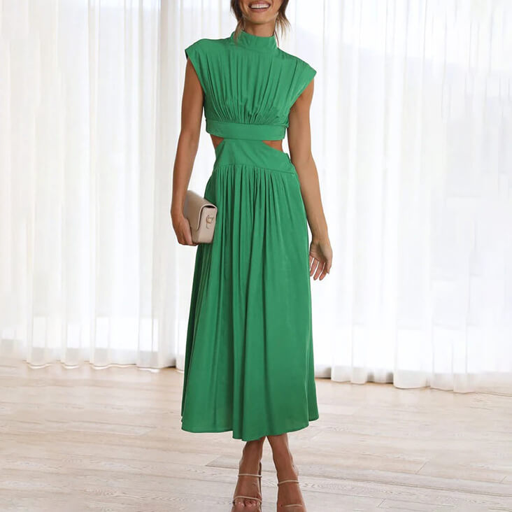 Halter Neck Summer Dress Flowy
