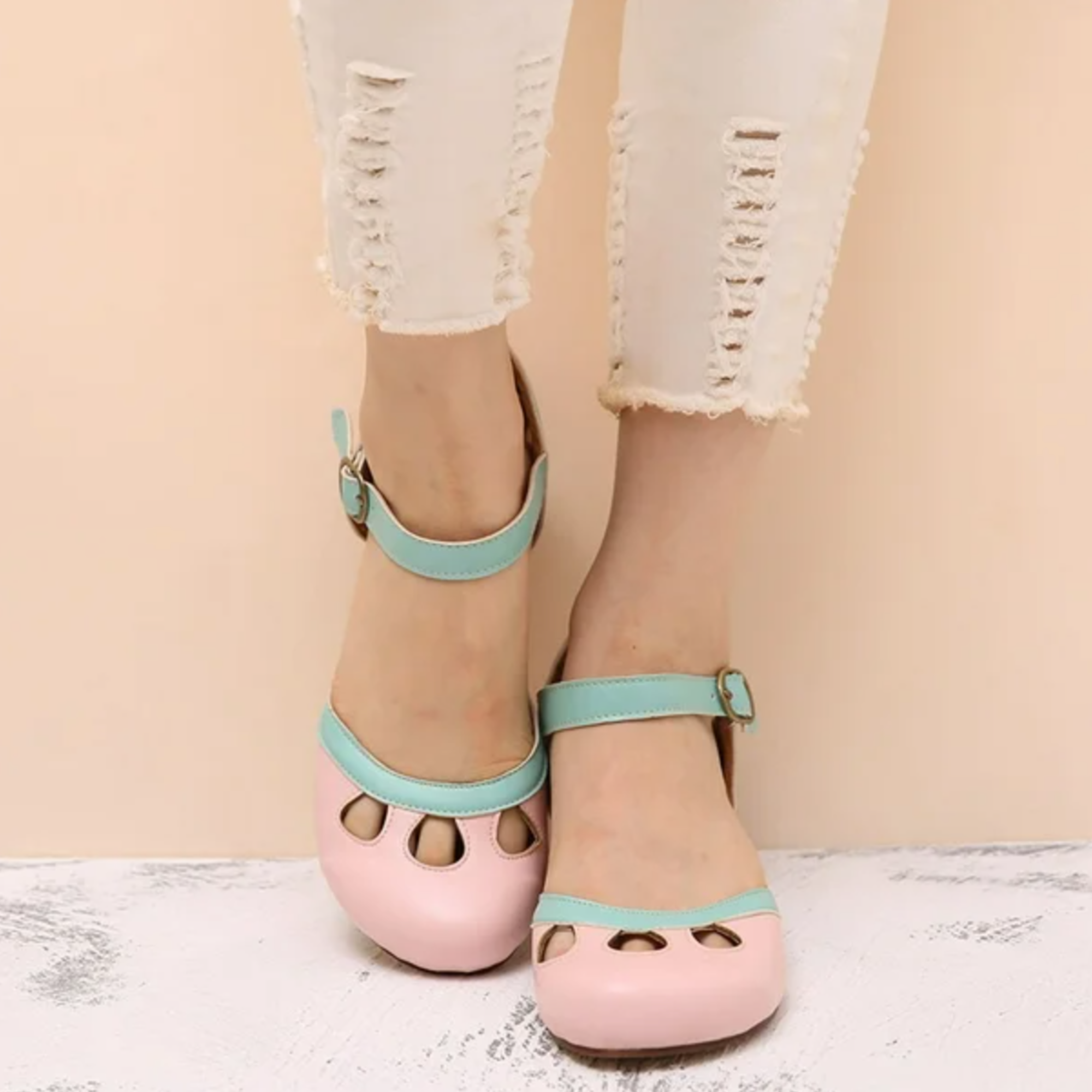 Orthopedic Low Heel Sandals Arch Support
