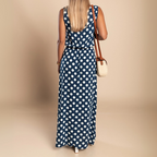 Polka Dot Maxi Dress Flowy