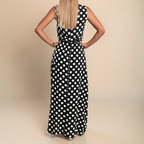 Polka Dot Maxi Dress Flowy