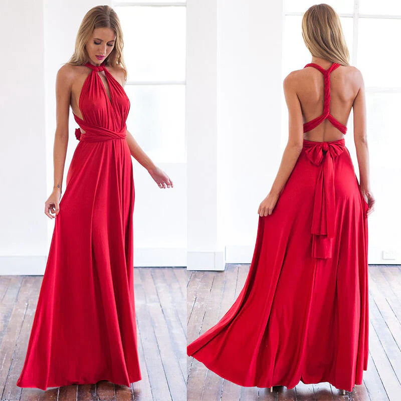 Multiway Infinity Maxi Dress Convertible Bridesmaid Wedding Guest