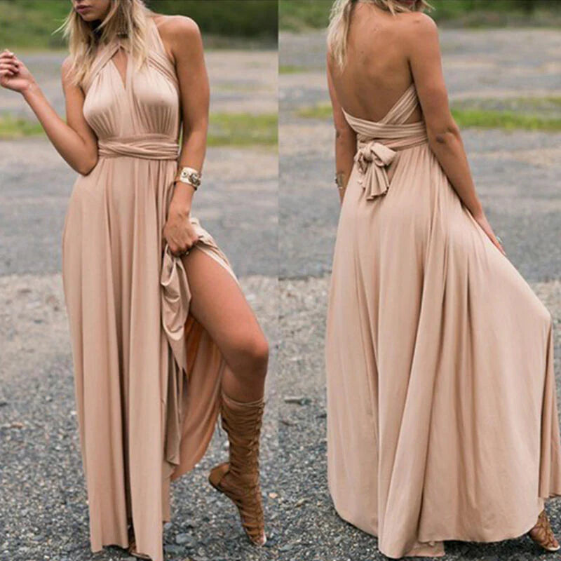 Multiway Infinity Maxi Dress Convertible Bridesmaid Wedding Guest