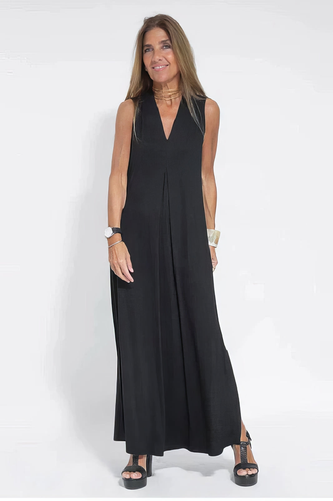 Long Dress Cardigan Set
