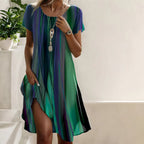 Flowing Casual Dress Relaxed Fit