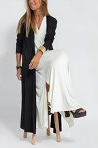 Long Dress Cardigan Set