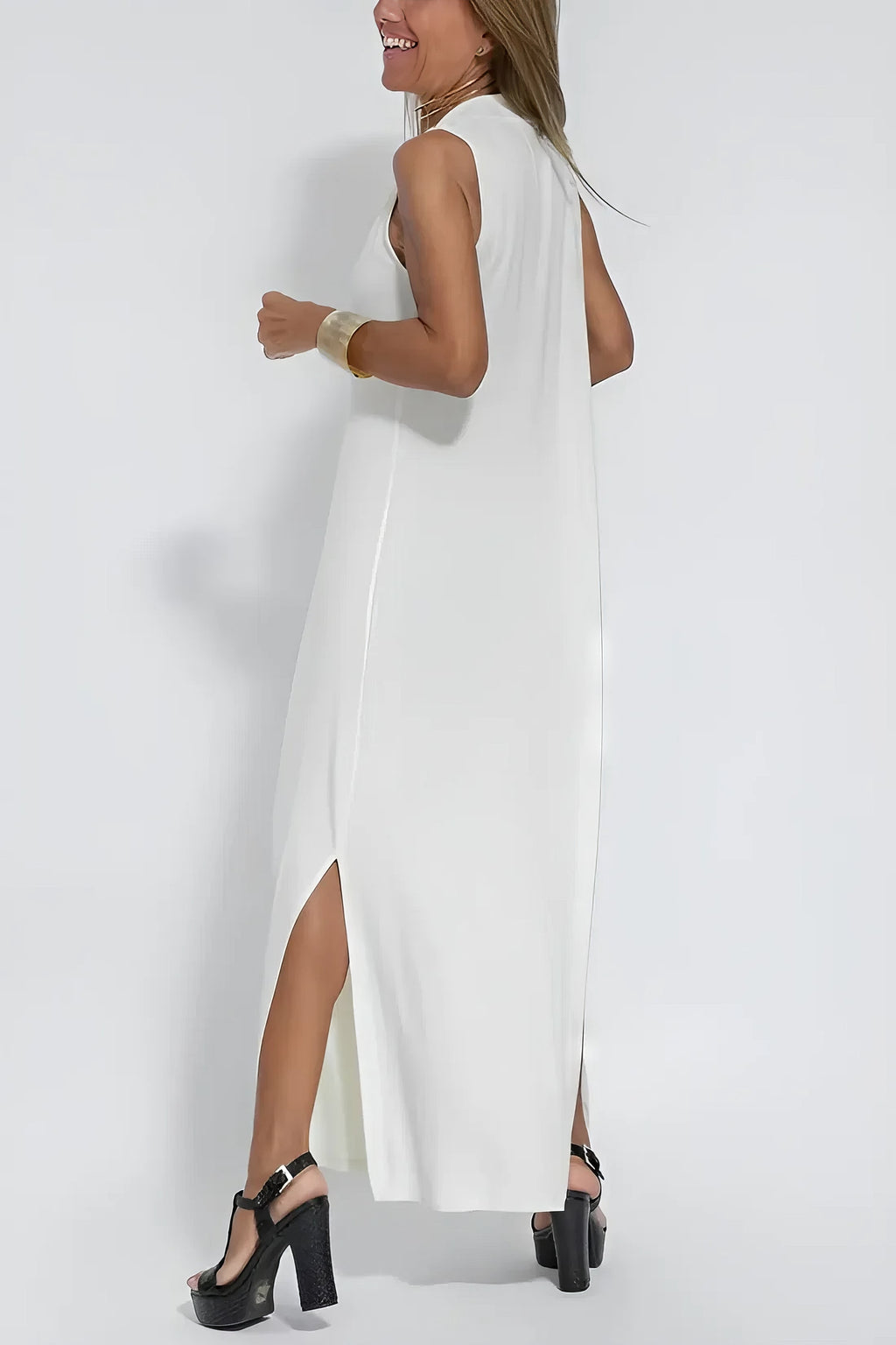Long Dress Cardigan Set