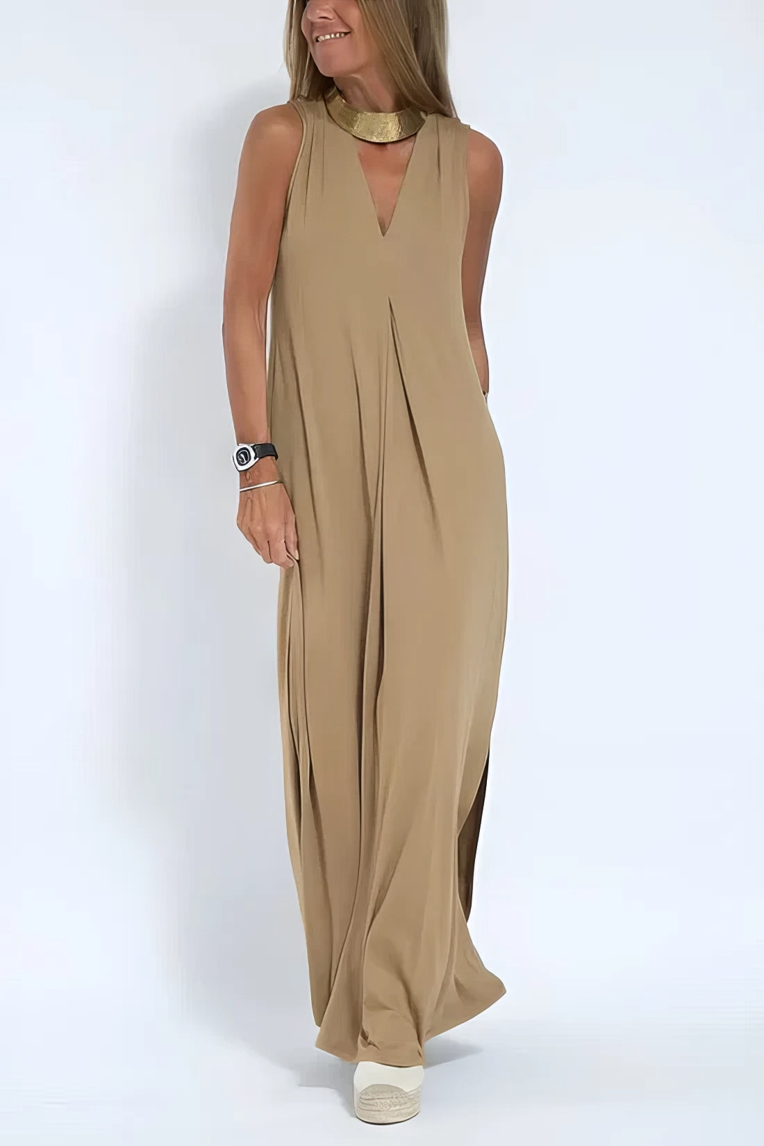 Long Dress Cardigan Set