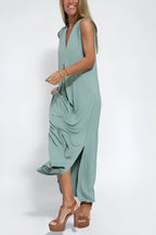 Long Dress Cardigan Set